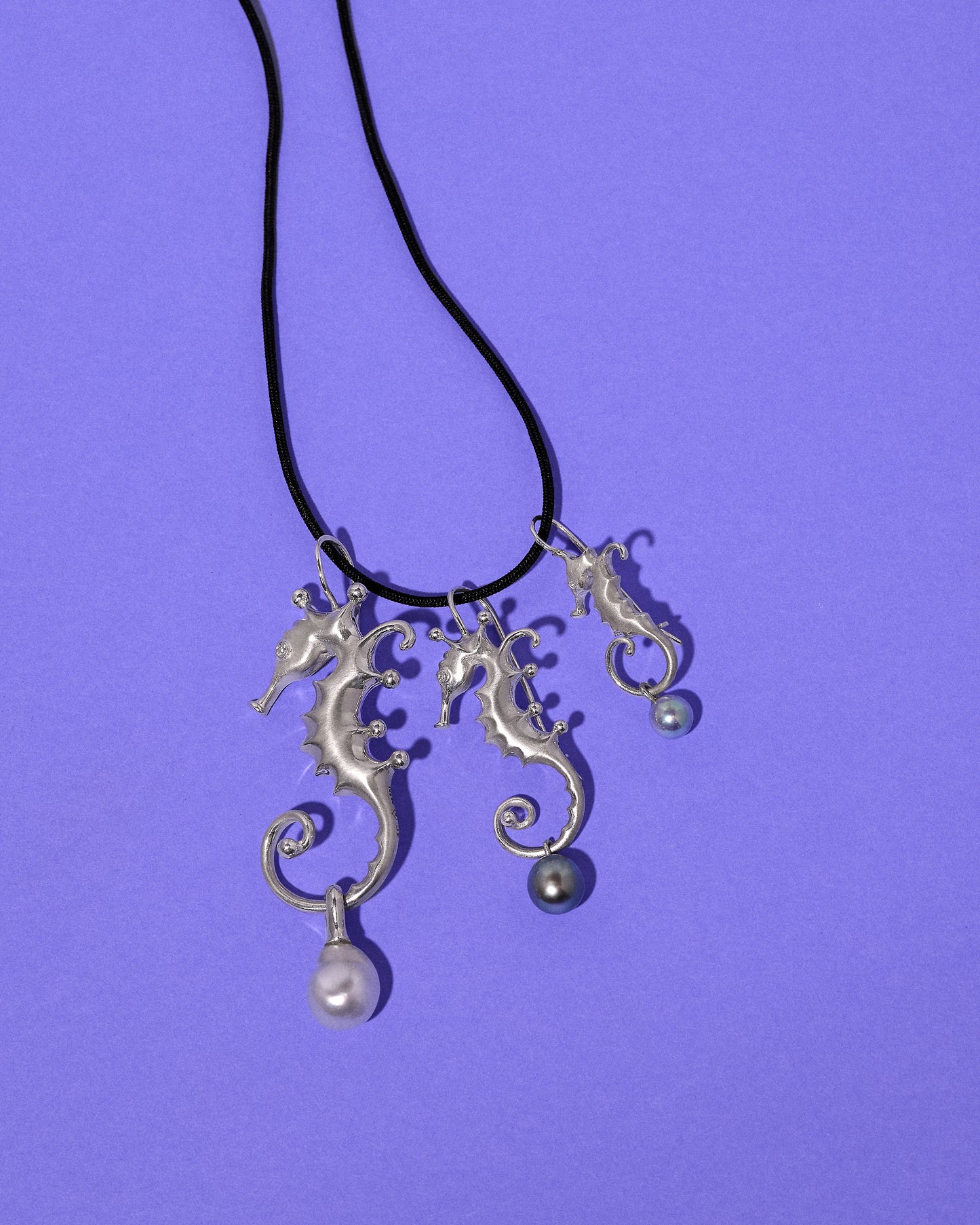 Angela Cummings Large Seahorse Enhancer in Sterling Silver