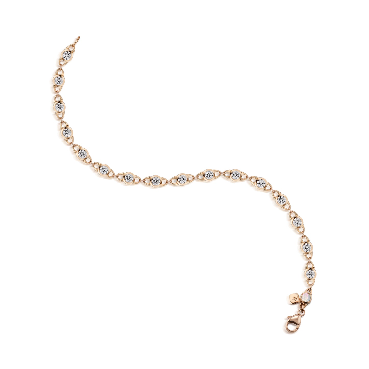 TreasureLock Diamond Bracelet in Rose Gold 3.5 Carats