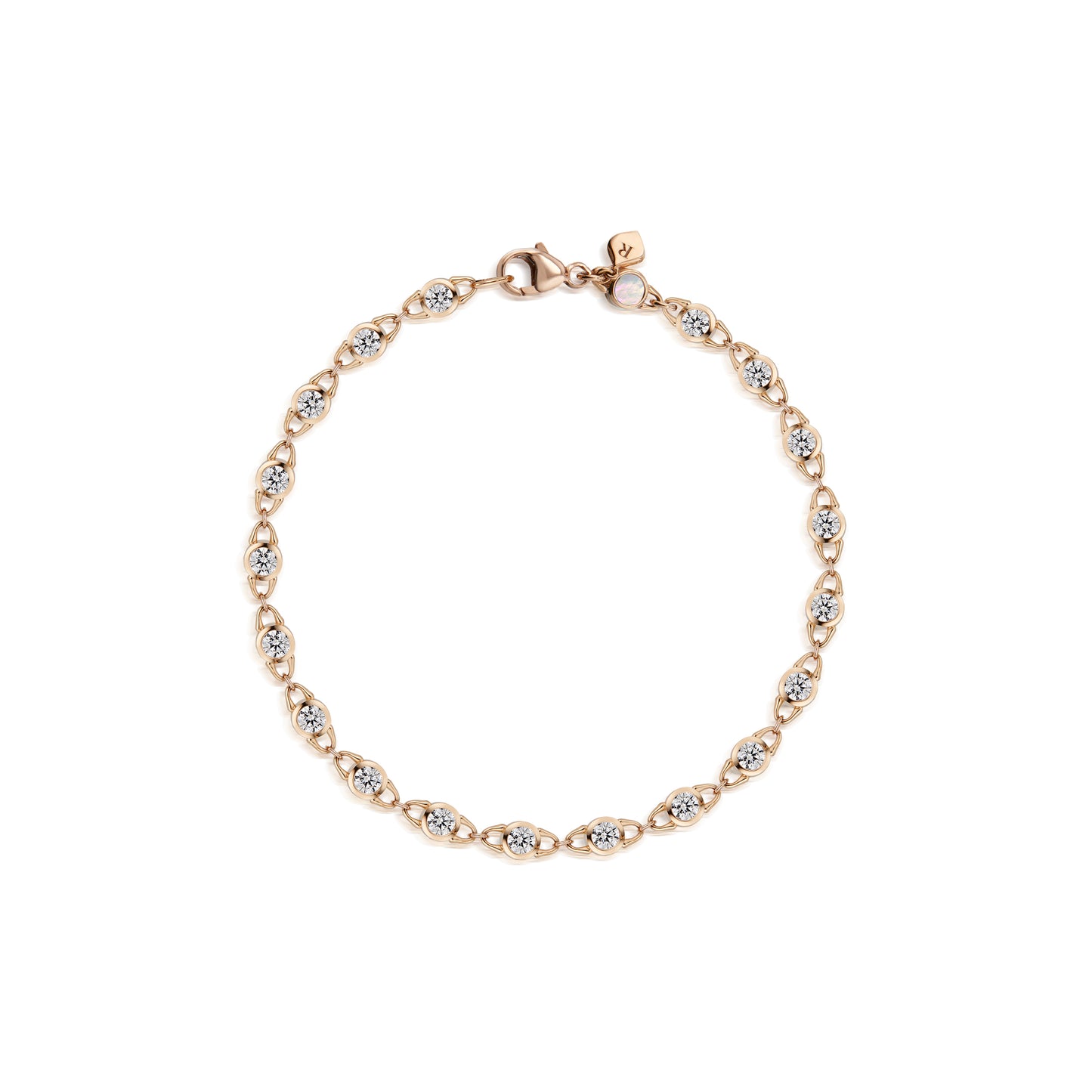 TreasureLock Diamond Bracelet in Rose Gold 3.5 Carats