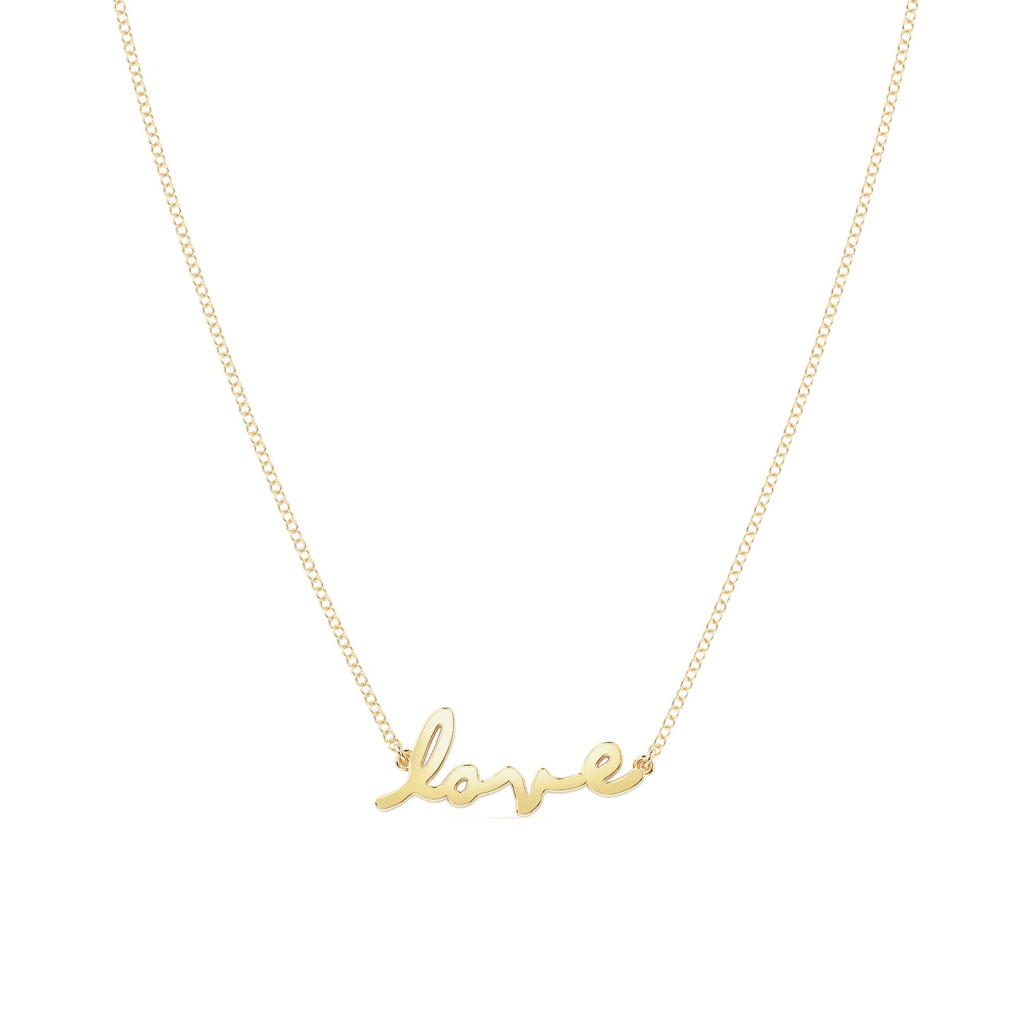 Tiary Love Story Pendant, 14k Yellow Gold