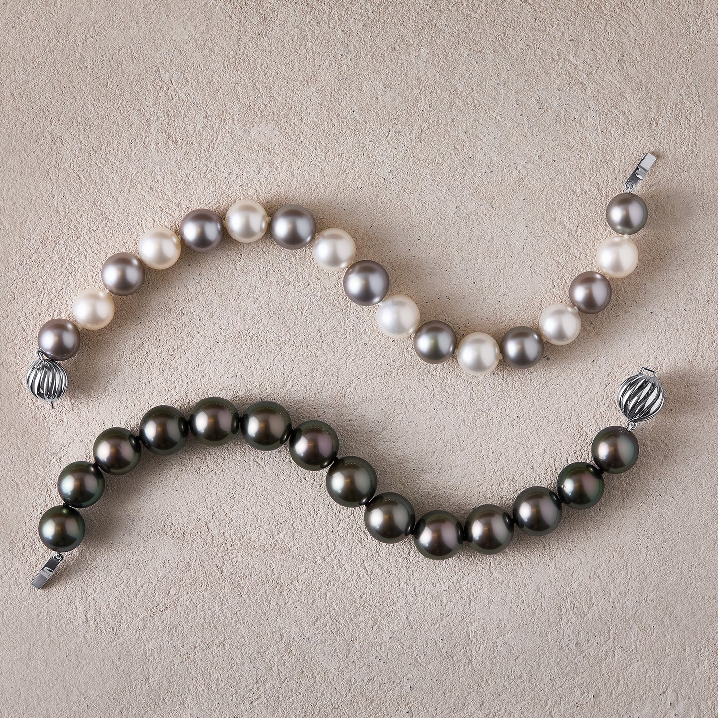 Tahitian Round Pearl Bracelet, 12mm