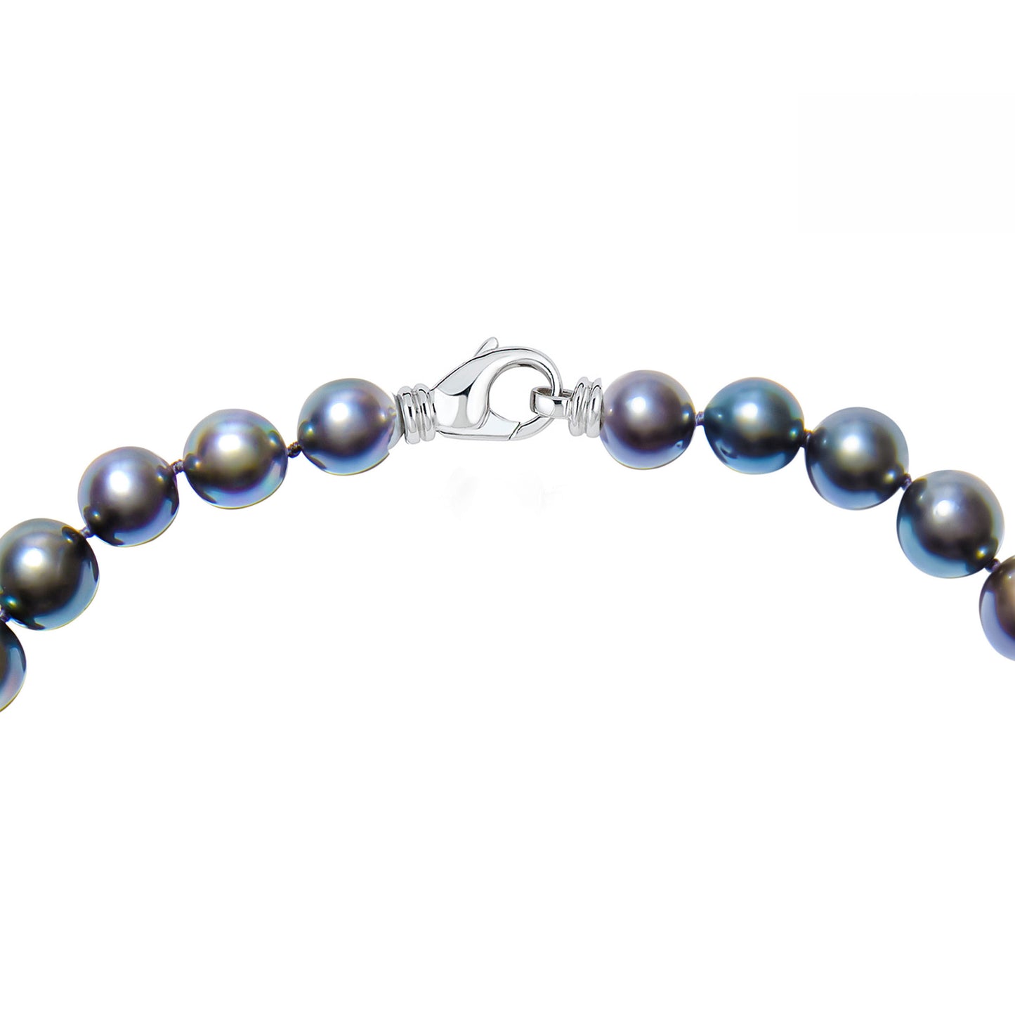 Tahitian Multicolor Near Round 8mm Pearl Necklace