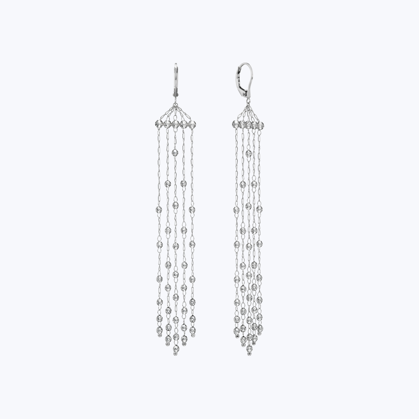Platinum Born Halo Earrings