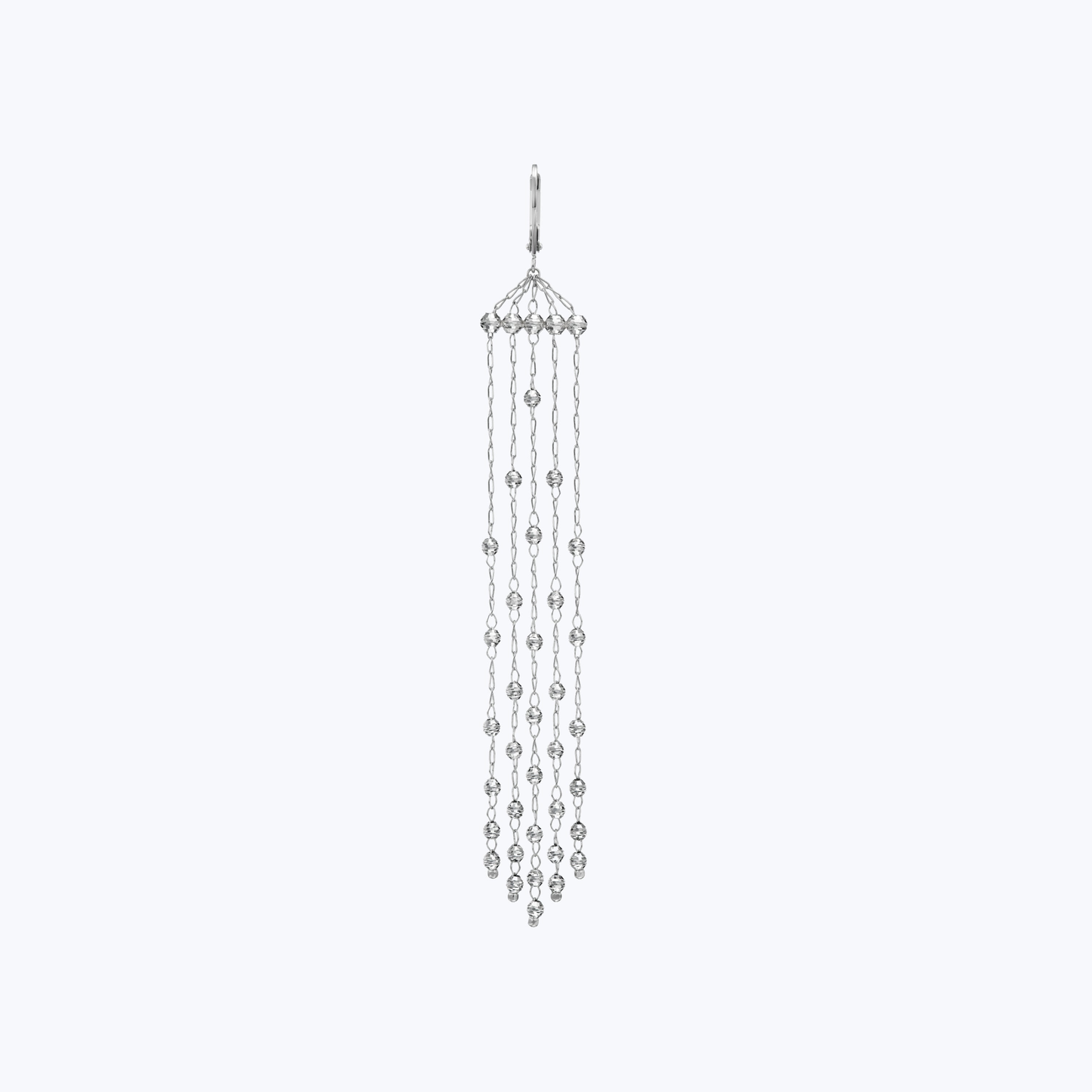Platinum Born Halo Earrings