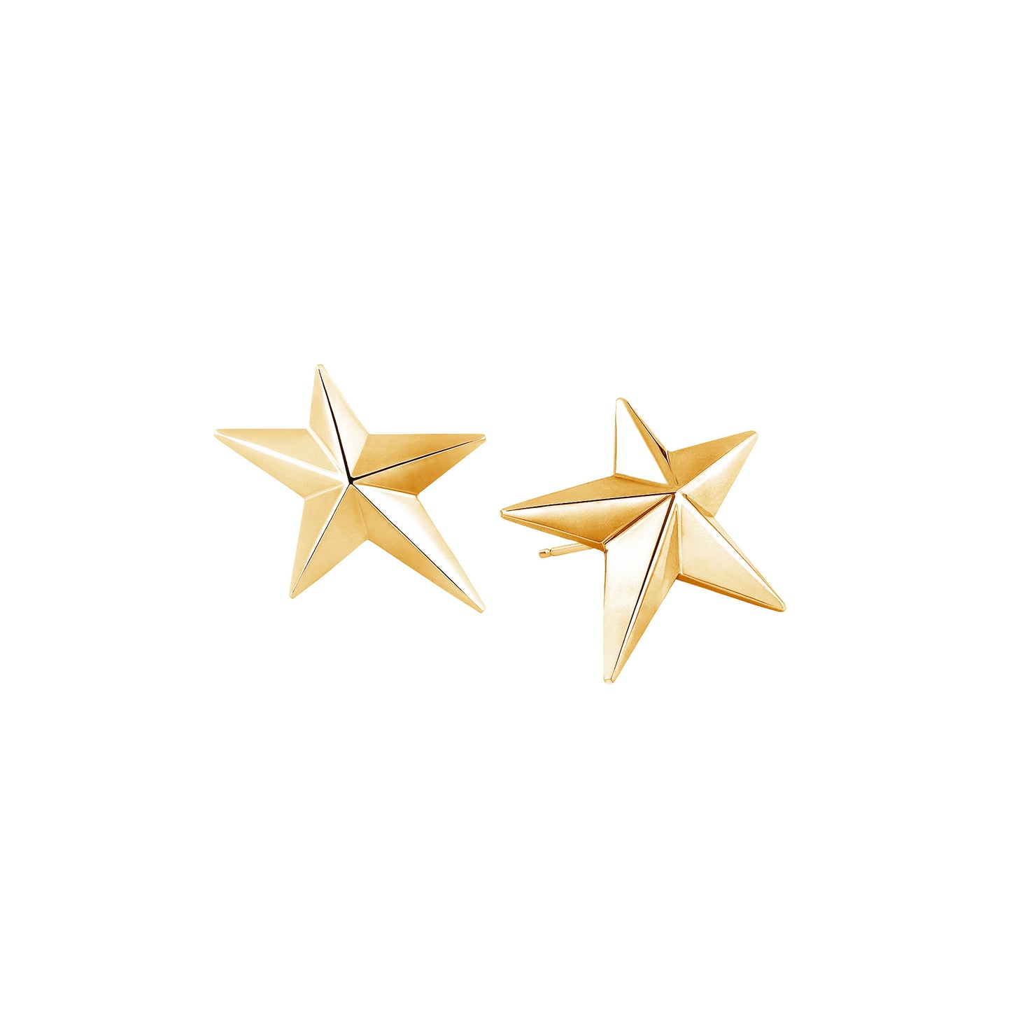 Angela Cummings Star Earrings in 18k Rose Gold, Large