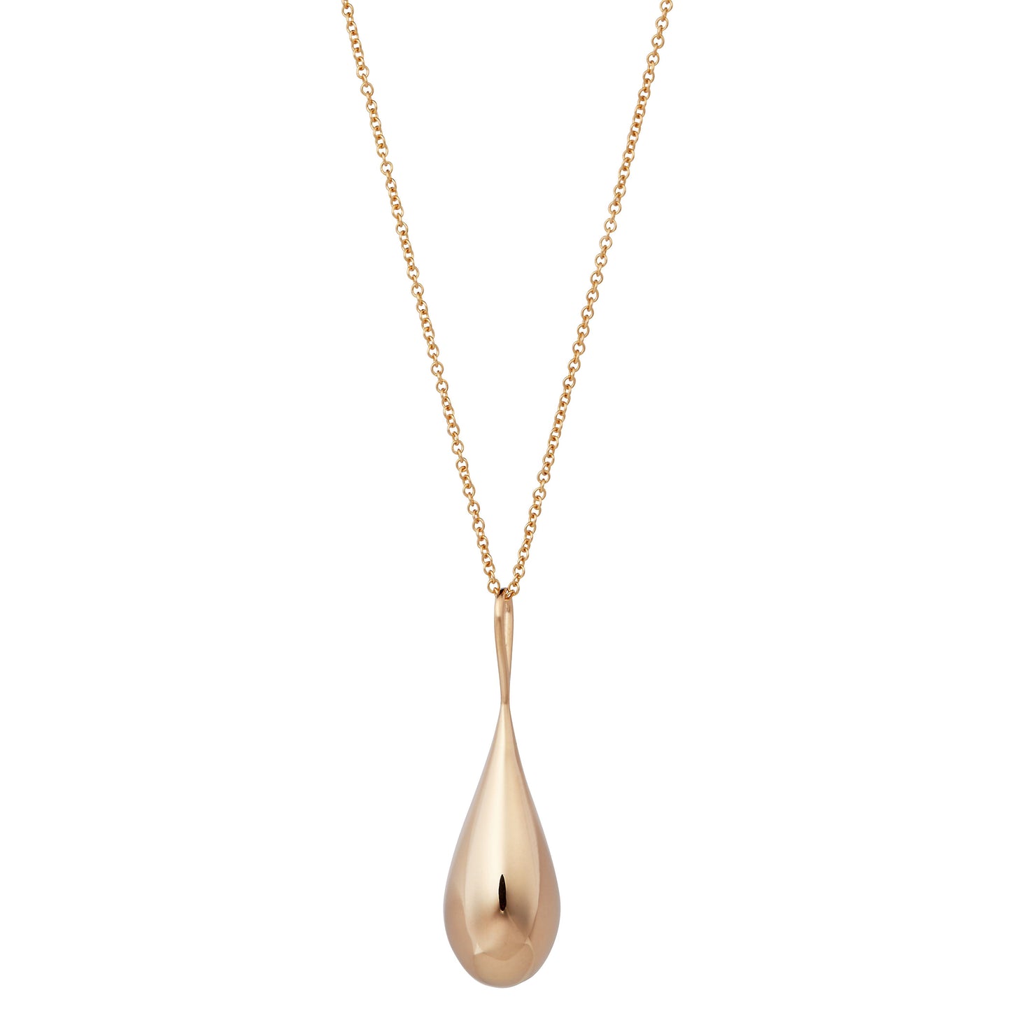 WaterDrop Large Pendant in 14k SMO Yellow Gold