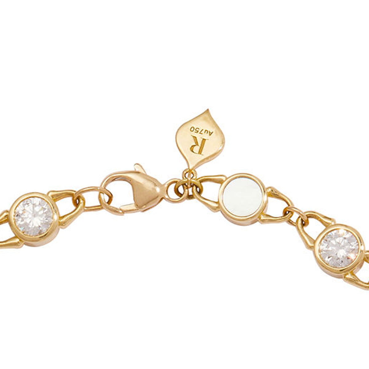 TreasureLock Lab-Grown Diamond Bracelet in 18k Yellow Gold 3.5 Carats