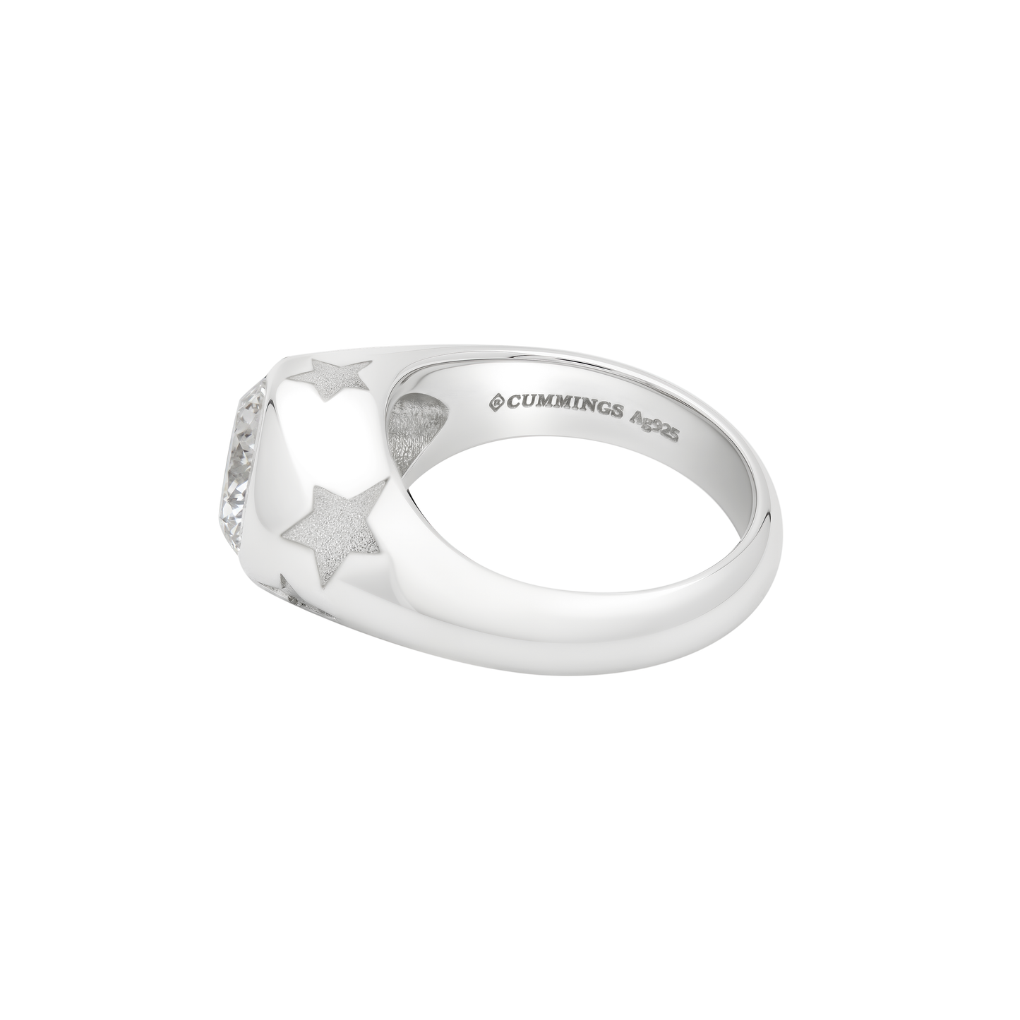 Angela Cummings Star Ring, 1.0 ct Lab-grown Diamond