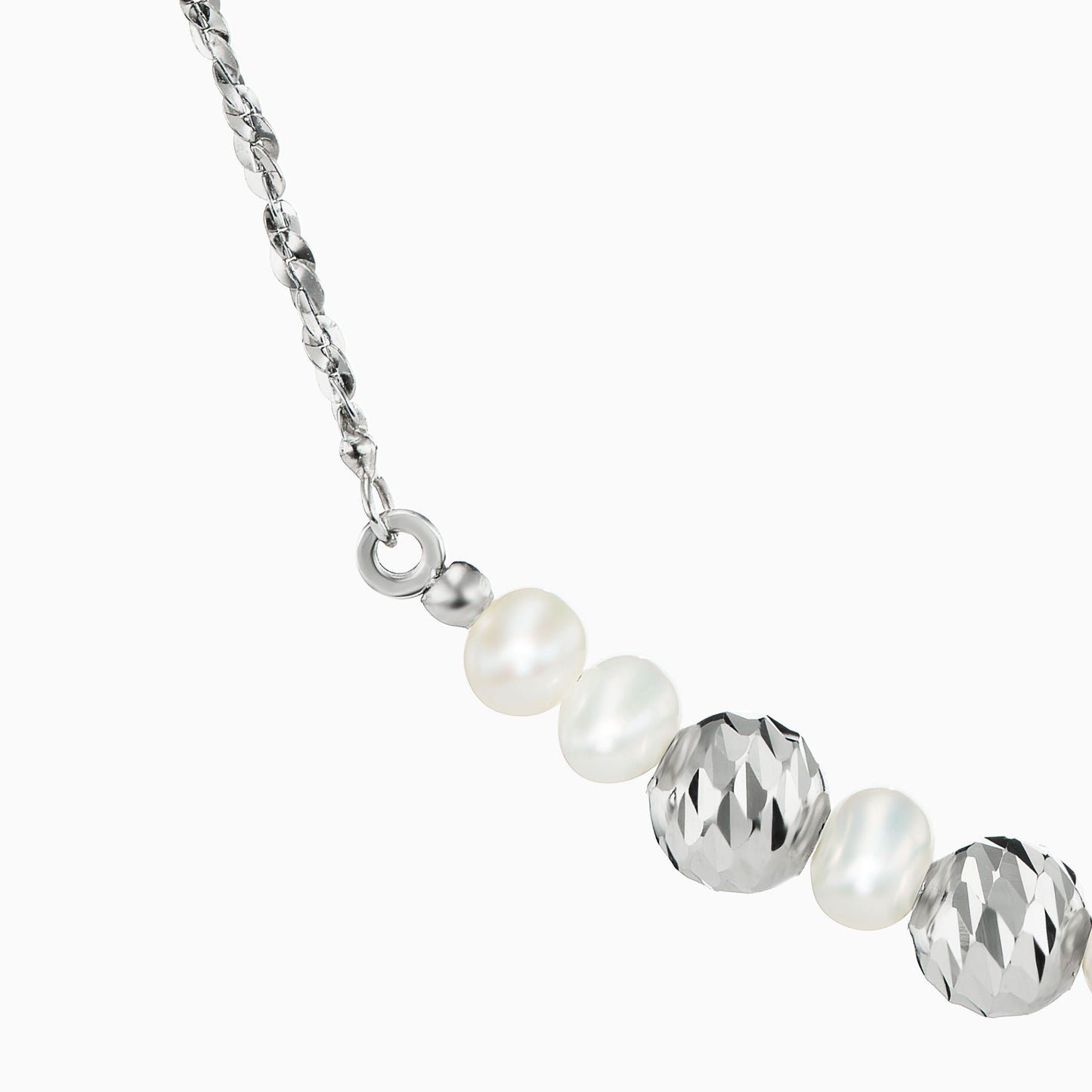 Platinum Born Debut Crescent Necklace