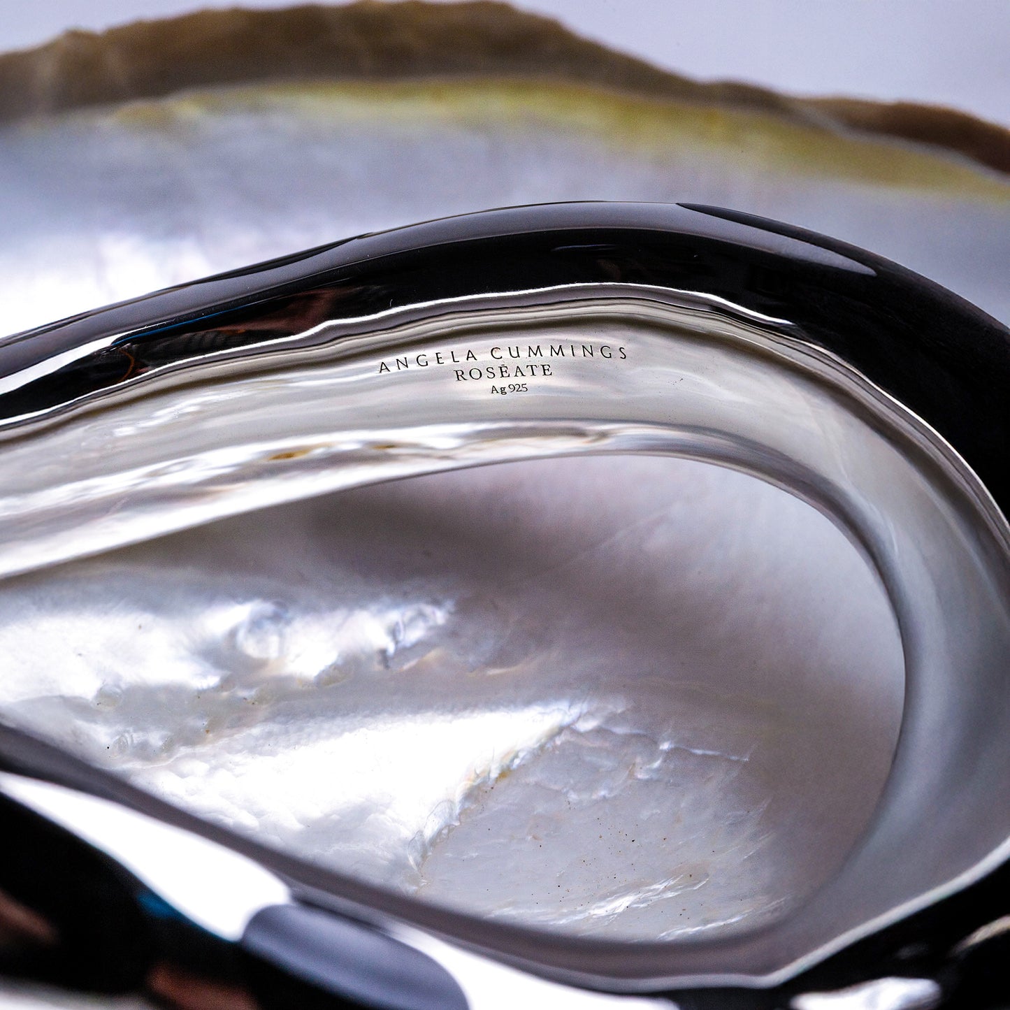 Angela Cummings Wave Bangle in Sterling Silver, Wide