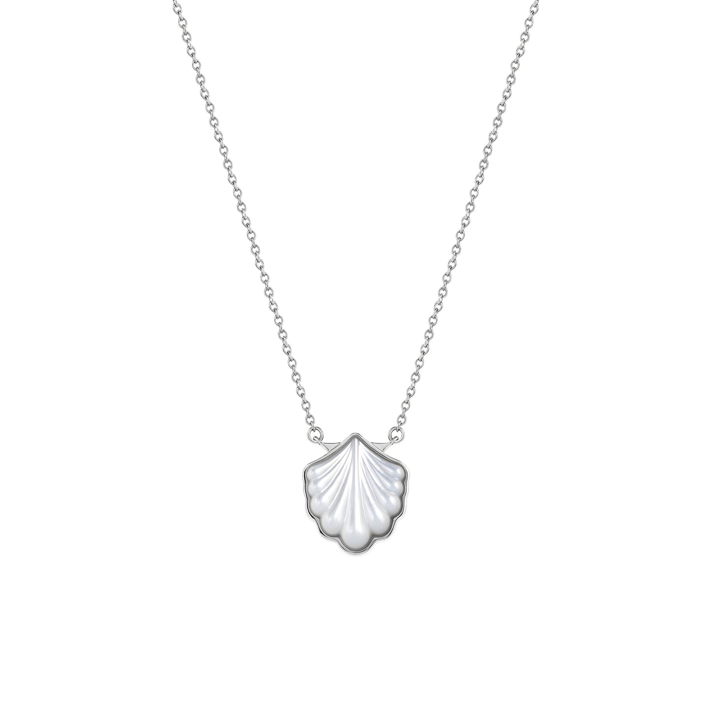 Shell Pendant in Sterling Silver