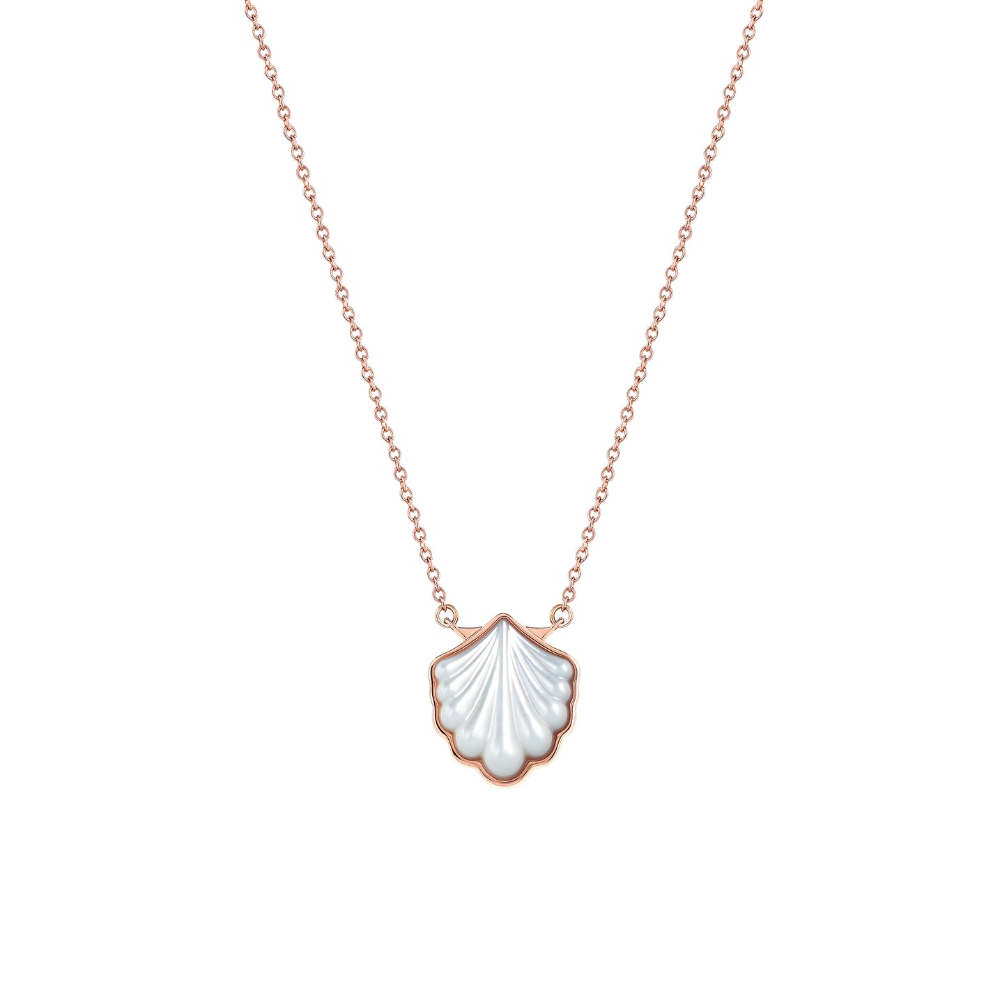 Shell Pendant in 14k SMO Rose Gold