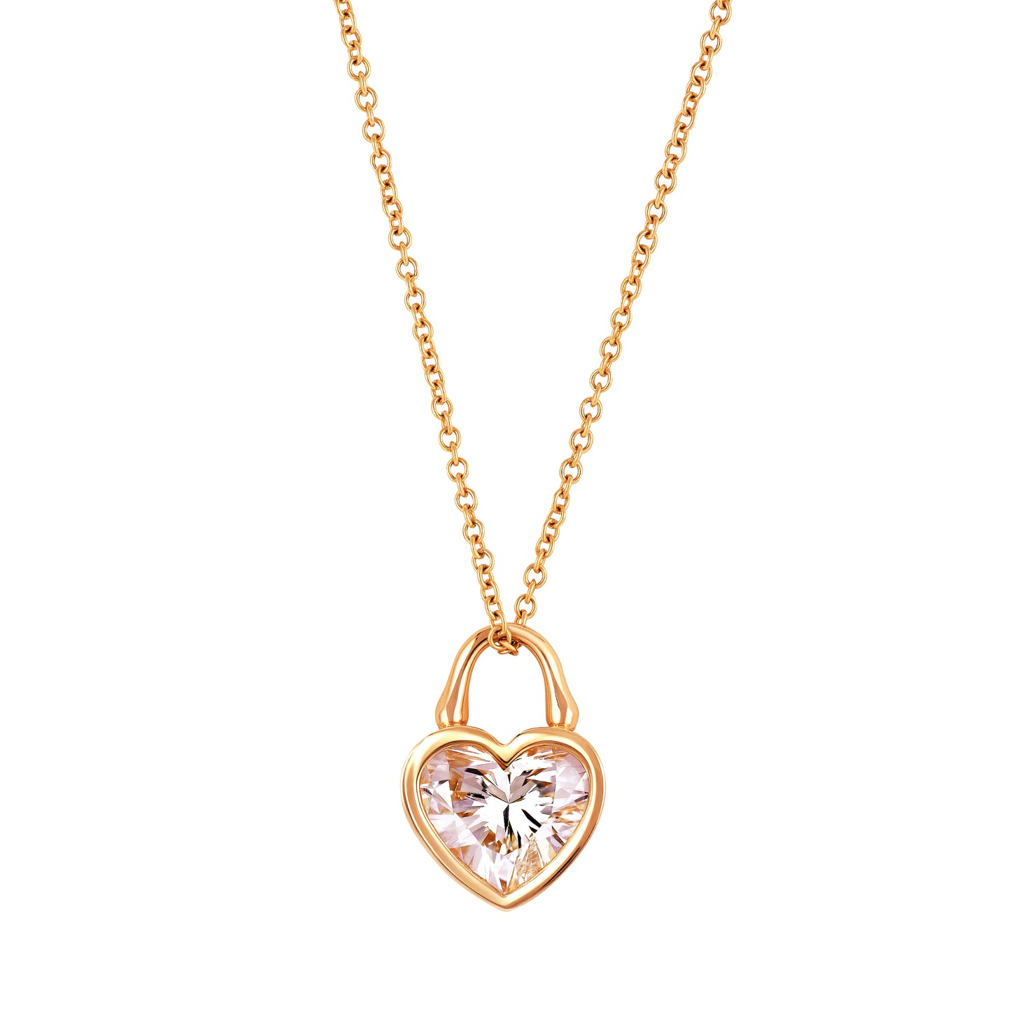 TreasureLock 1.50 ct Lab-grown Diamond Heart Pendant