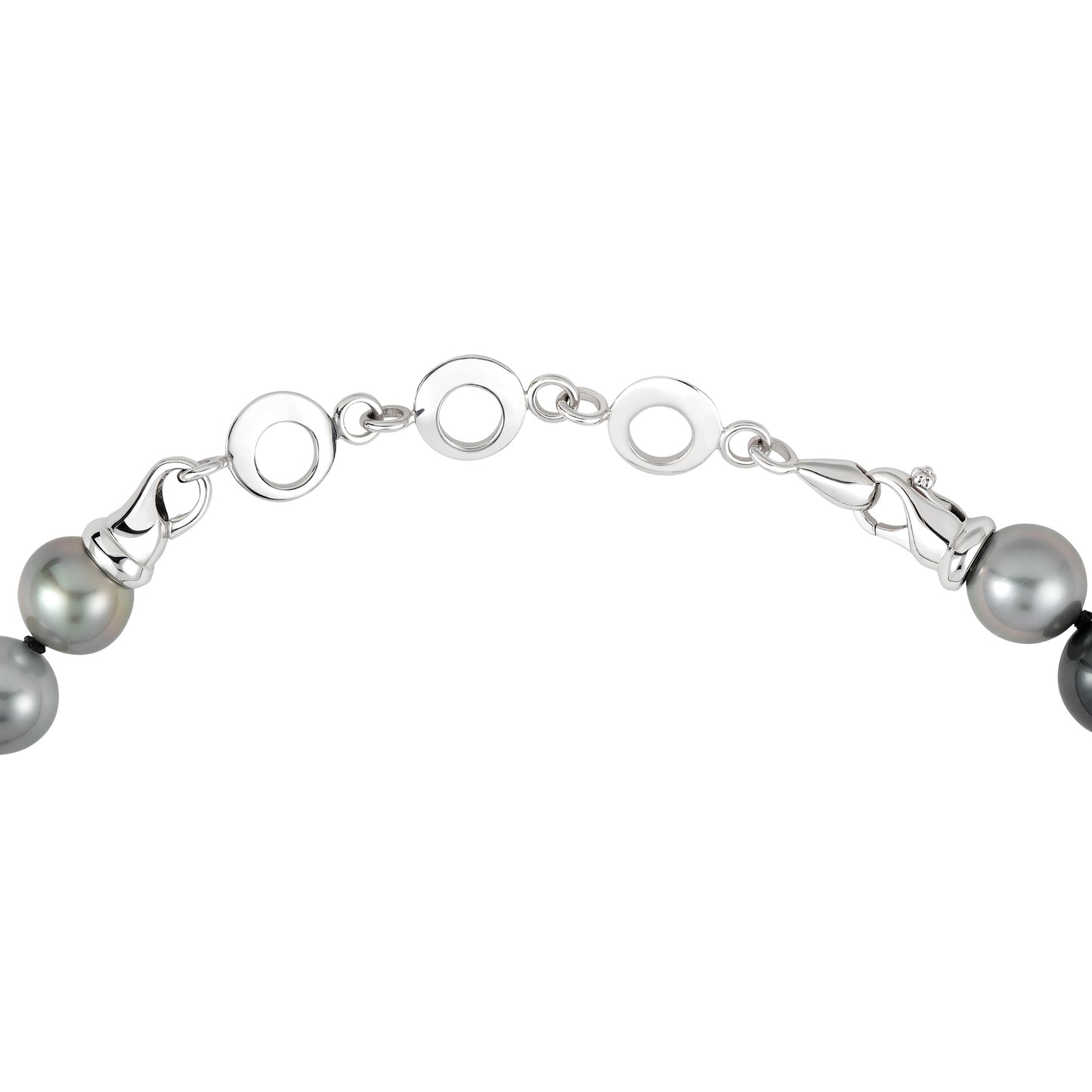 Tahitian Multicolor Near Round Baroque 10-12mm Pearl Necklace