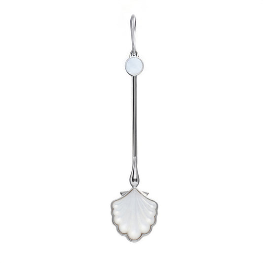 Water Wand Pendant in Sterling Silver and Mother-of-Pearl