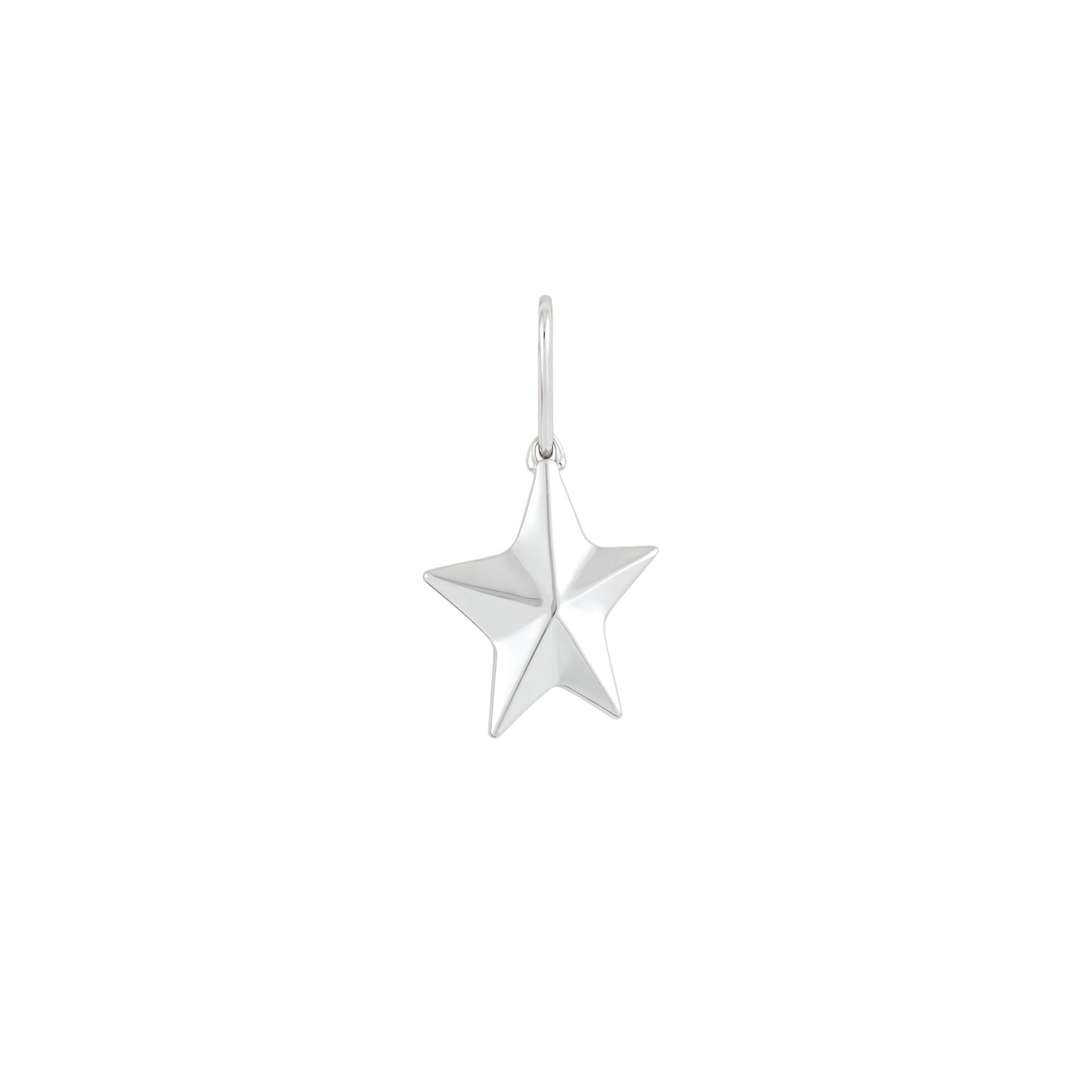 Angela Cummings small star charm, front view