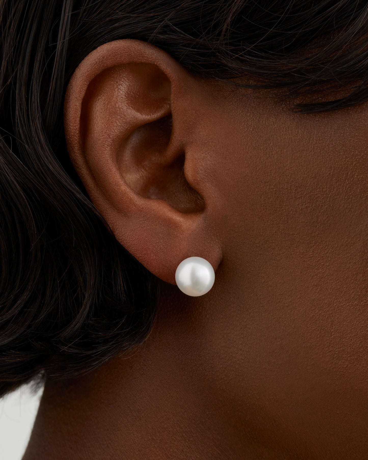 Unity South Sea Pearl Stud Earrings 10mm in 18k Rose Gold