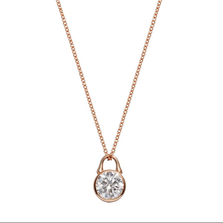 TreasureLock Lab-Grown Diamond Pendant .5 Carat