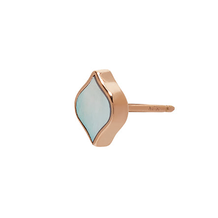 Unity Earrings 7mm in 18k Rose Gold