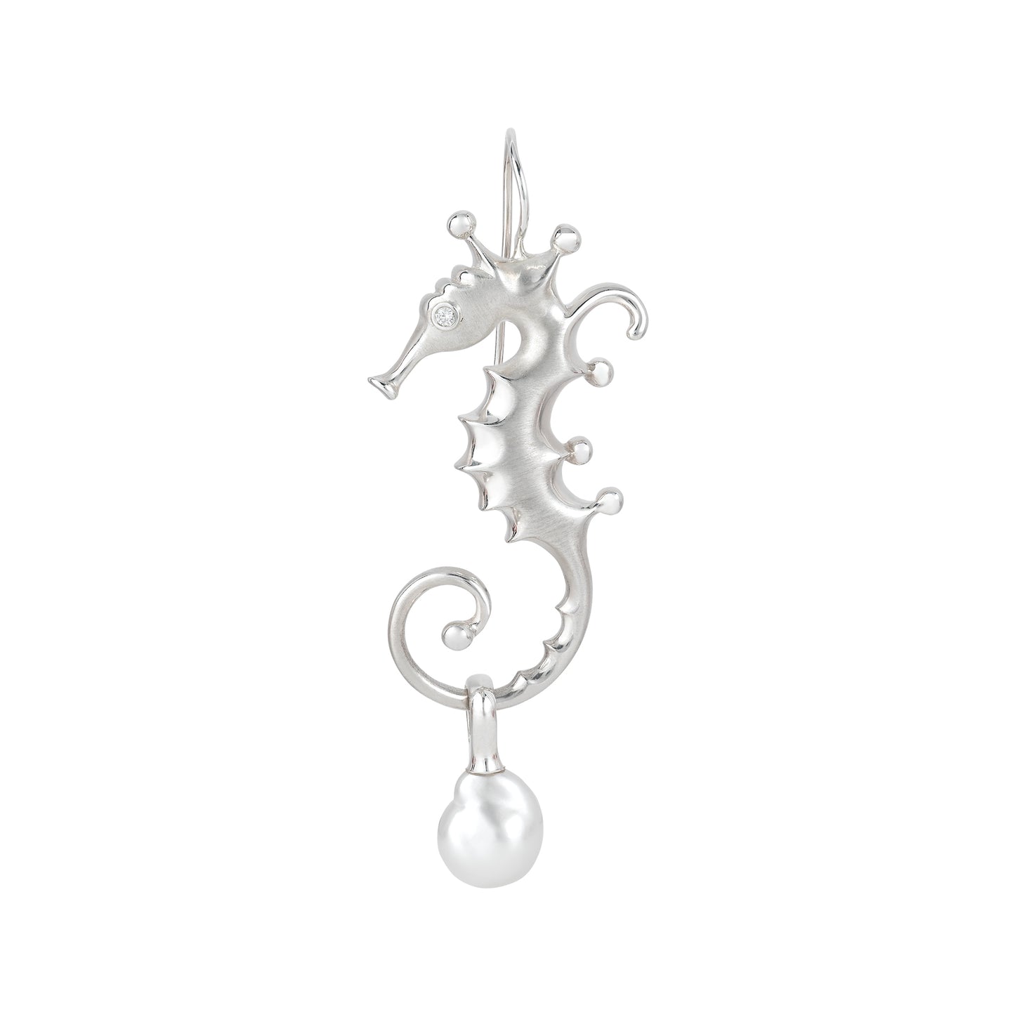 Angela Cummings Large Seahorse Enhancer in Sterling Silver