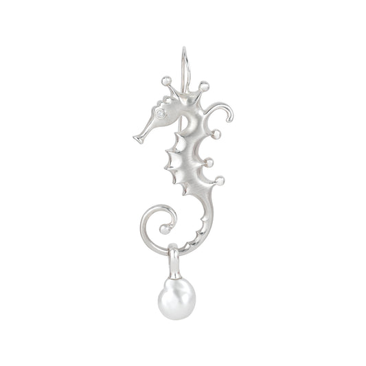 Angela Cummings Large Seahorse Enhancer in Sterling Silver