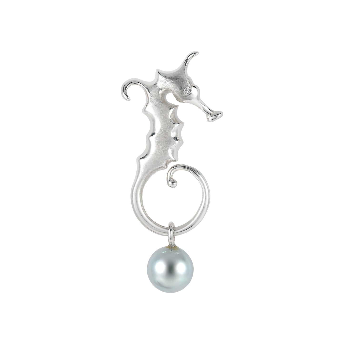 Angela Cummings Seahorse Earrings in Sterling Silver