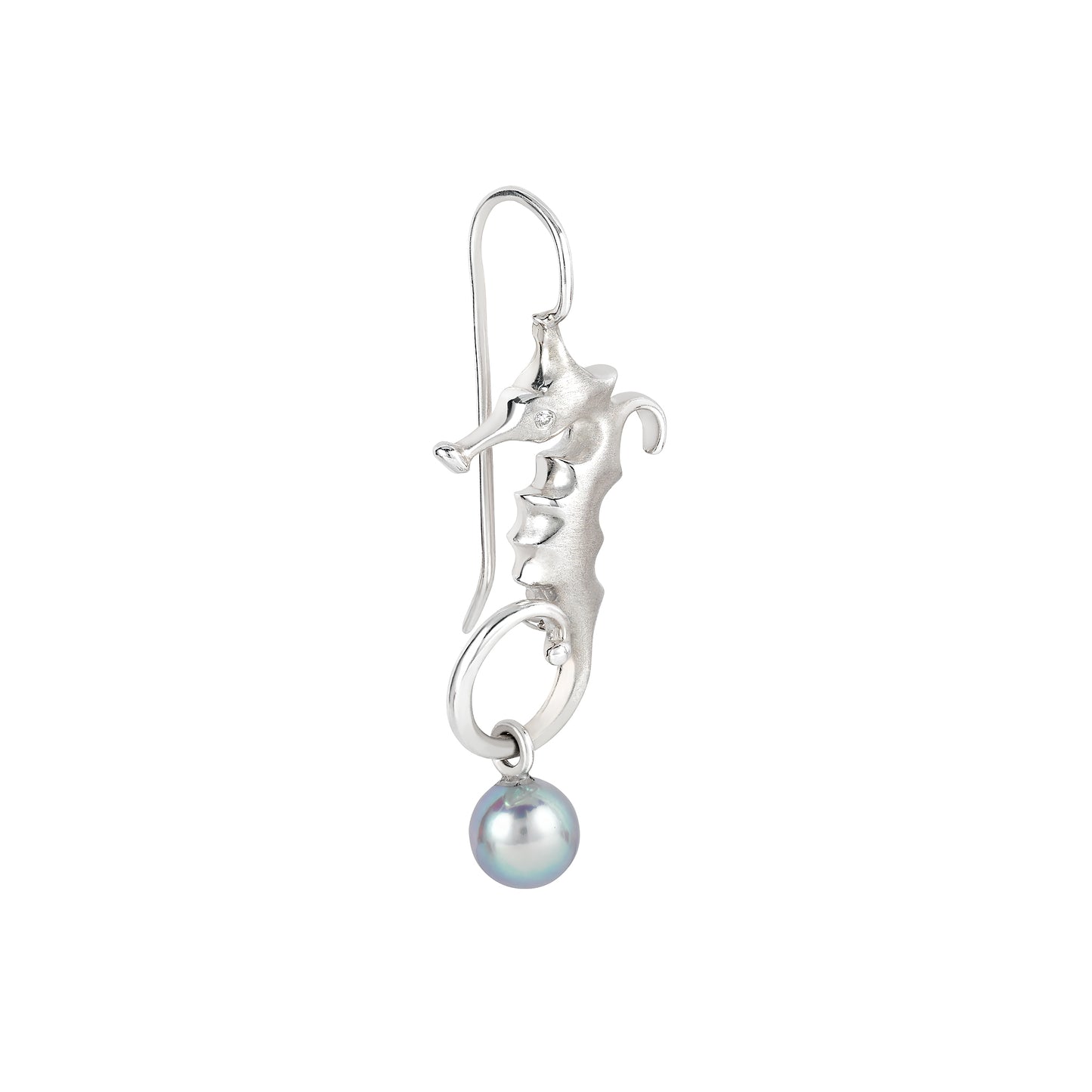 Angela Cummings Seahorse Pendant in Sterling Silver, Small