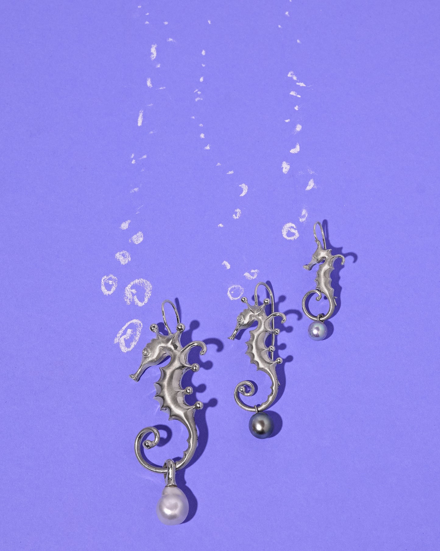 Angela Cummings Seahorse Pendant in Sterling Silver, Small