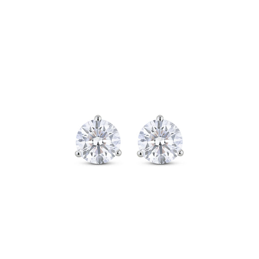 LIGHTBOX Lab-Grown Diamond 1.5 ct. tw. Round Brilliant Solitaire Studs