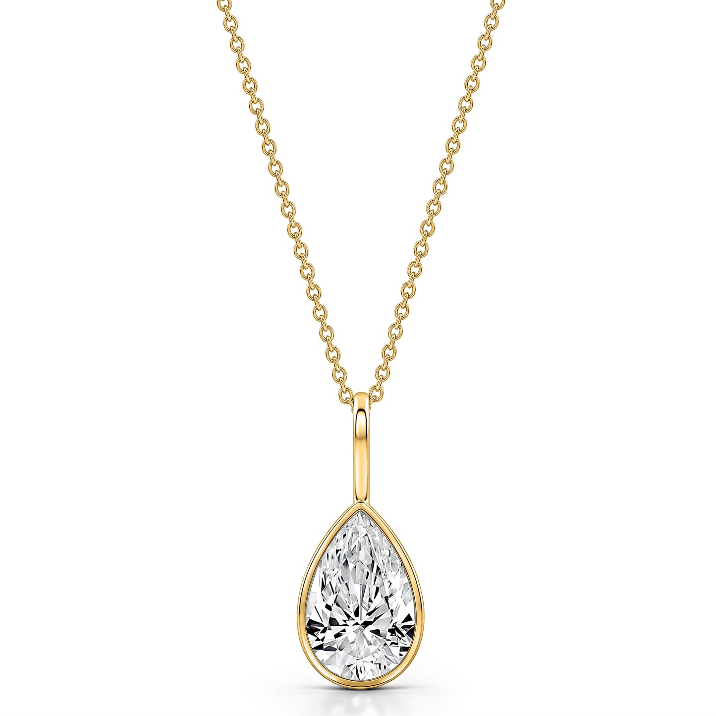 WaterDrop 2.0 ct Lab-Grown Pear Diamond Pendant