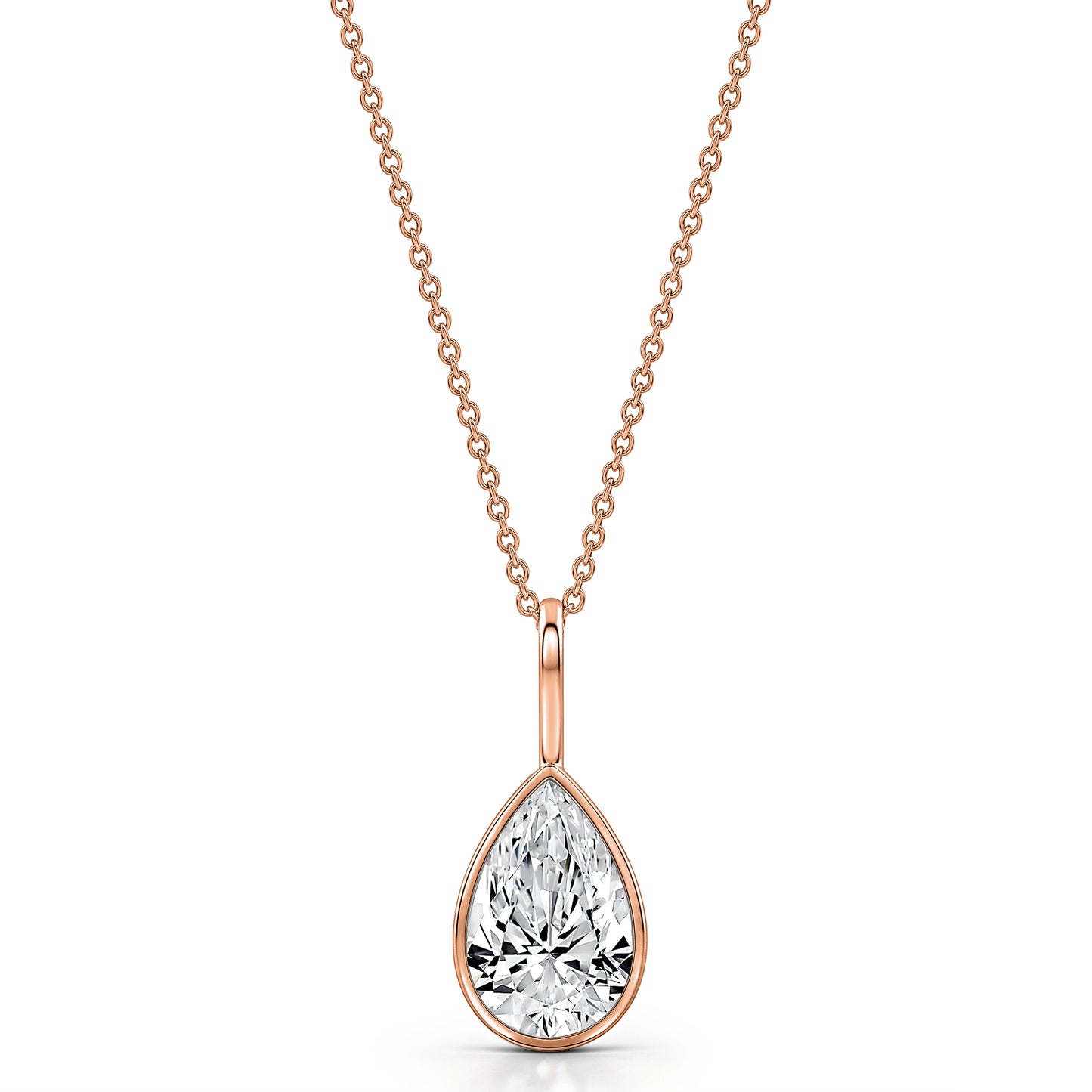 WaterDrop 2.0 ct Lab-Grown Pear Diamond Pendant