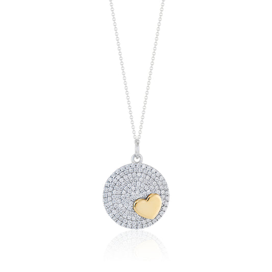 Tiary Empower Your Heart, 14k White Gold and Diamonds