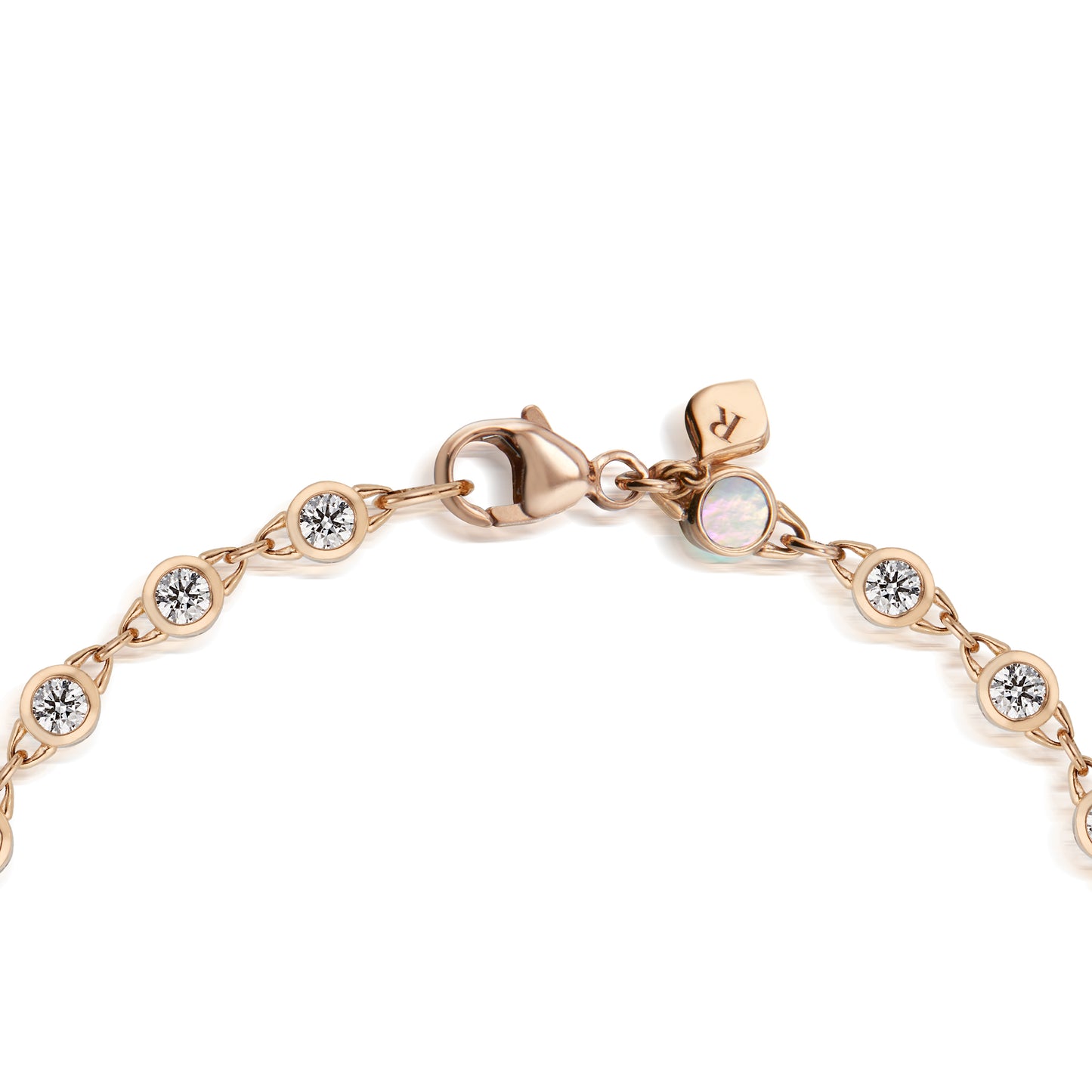 TreasureLock Lab-Grown Diamond Bracelet in Rose Gold 1.9 Carats