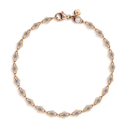 TreasureLock Diamond Bracelet in Rose Gold 1.9 Carats