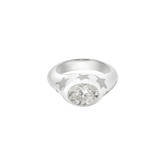 Angela Cummings Star Ring, 2.0 ct Lab-grown Diamond