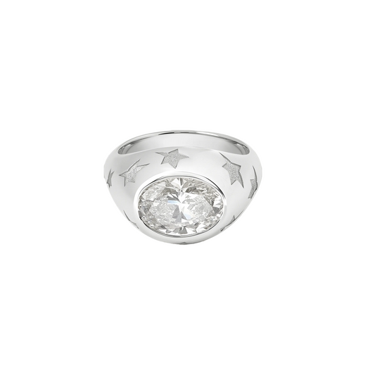 Angela Cummings Star Ring, 3.0 ct Lab-grown Diamond