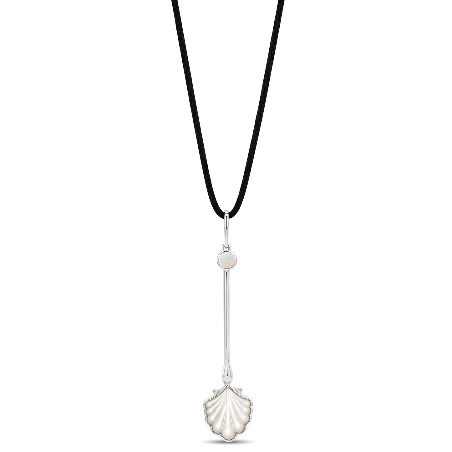 Water Wand Pendant in Sterling Silver