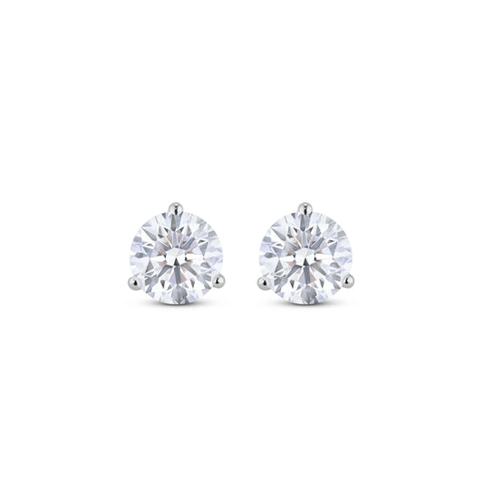 LIGHTBOX Lab-Grown Diamond 3ct tw. Round Brilliant Solitaire Studs