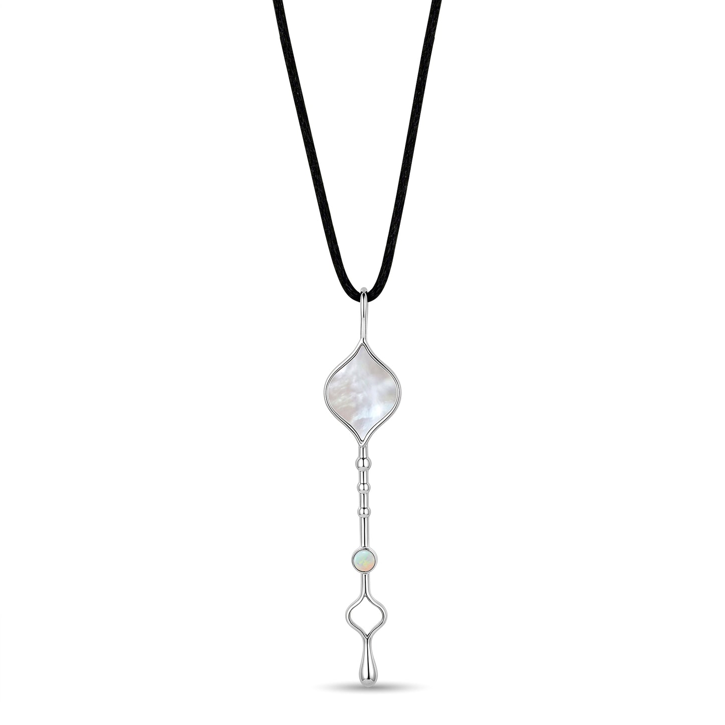 Unity Wand Pendant in Sterling Silver