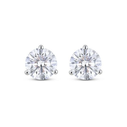 LIGHTBOX Lab-Grown Diamond 5ct. tw. Round Brilliant Solitaire Studs