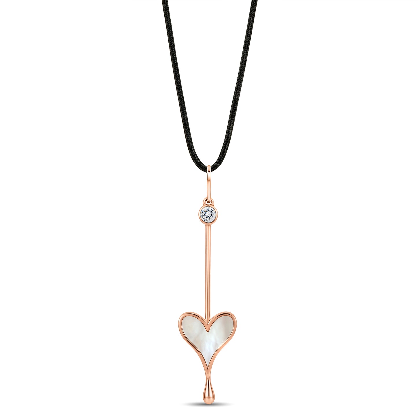 Love Wand Pendant in 18k Rose Gold