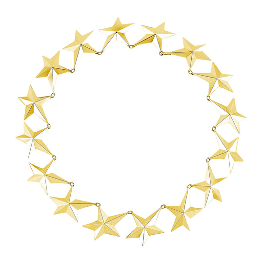 Angela Cummings Star Necklace in 18k Yellow Gold, Large