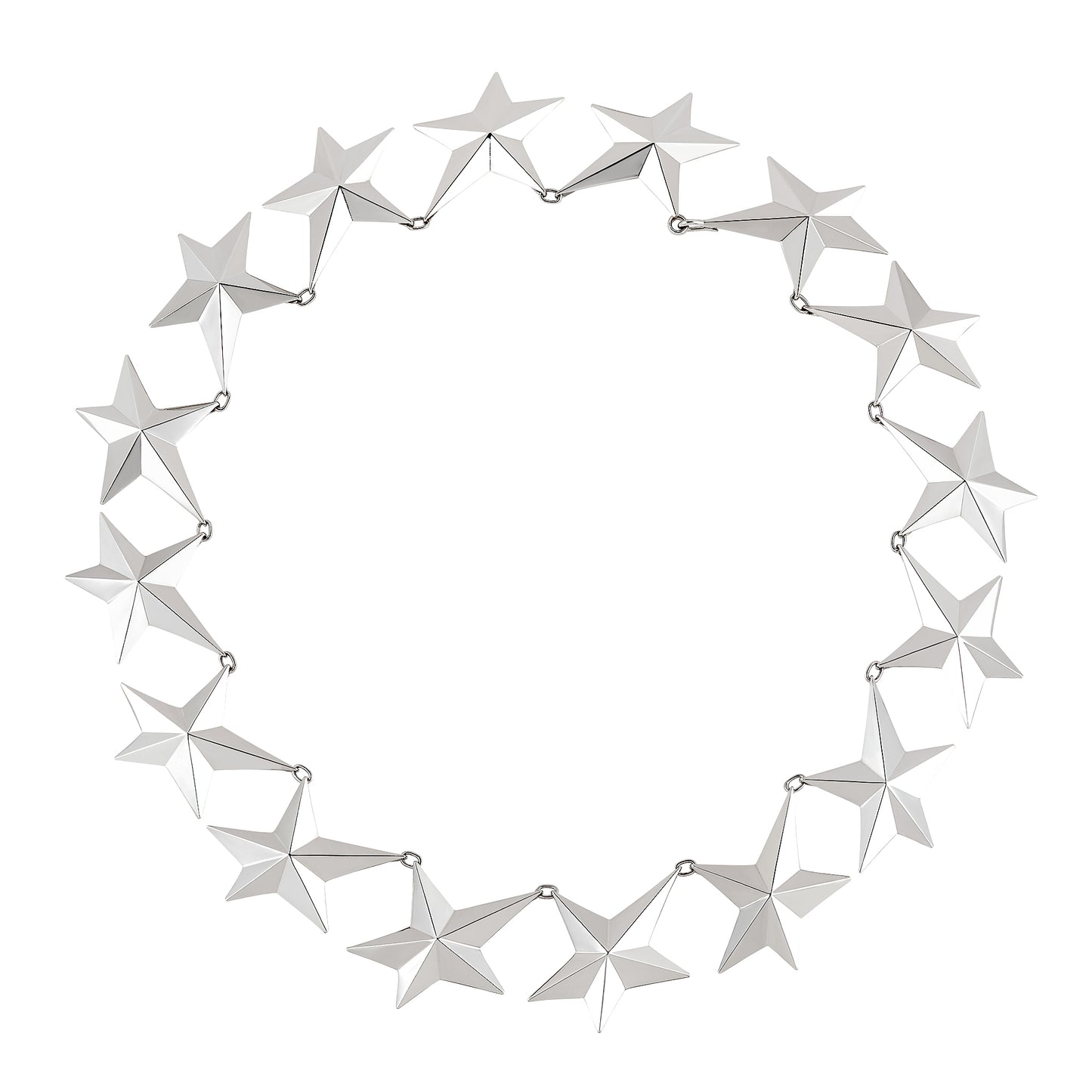 Angela Cummings Star Necklace in Sterling Silver, Large