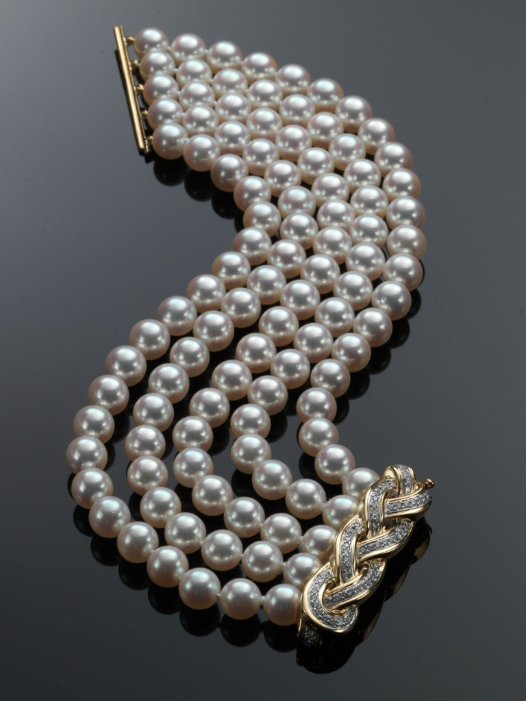 Angela Cummings Vintage Akoya Pearl Bracelet