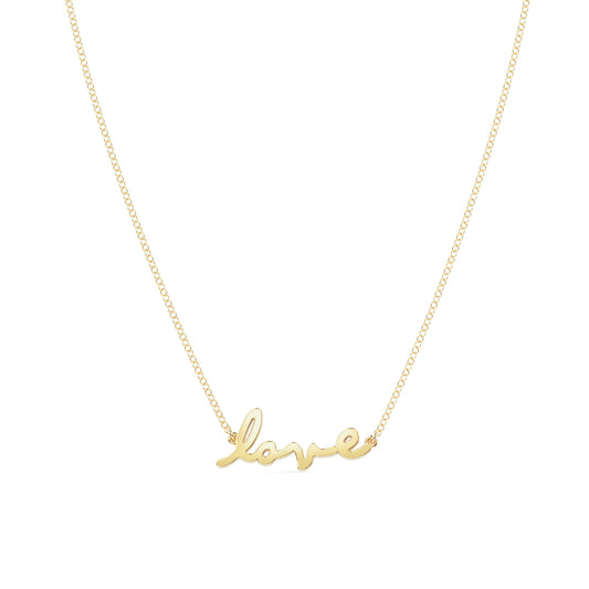Tiary Love Story Pendant, 14k Yellow Gold