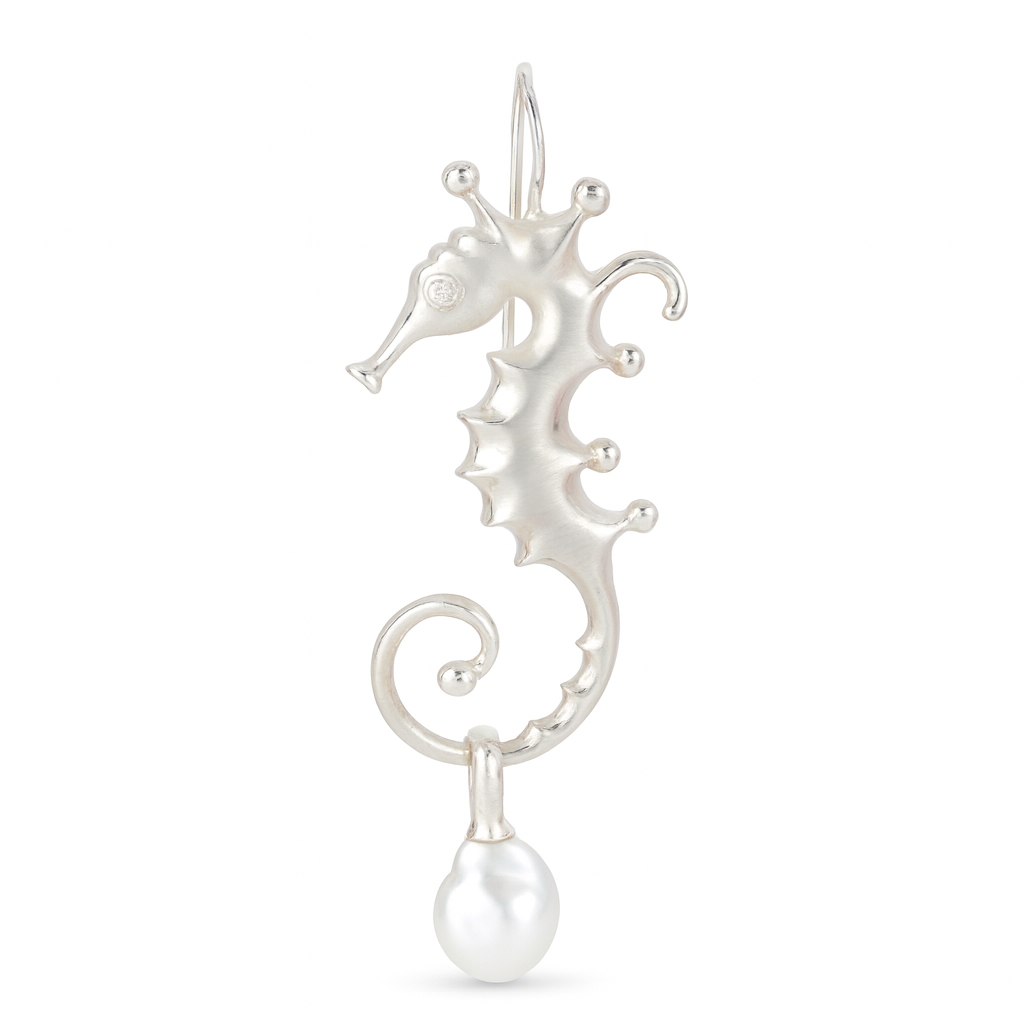 Angela Cummings Large Seahorse Enhancer in Sterling Silver
