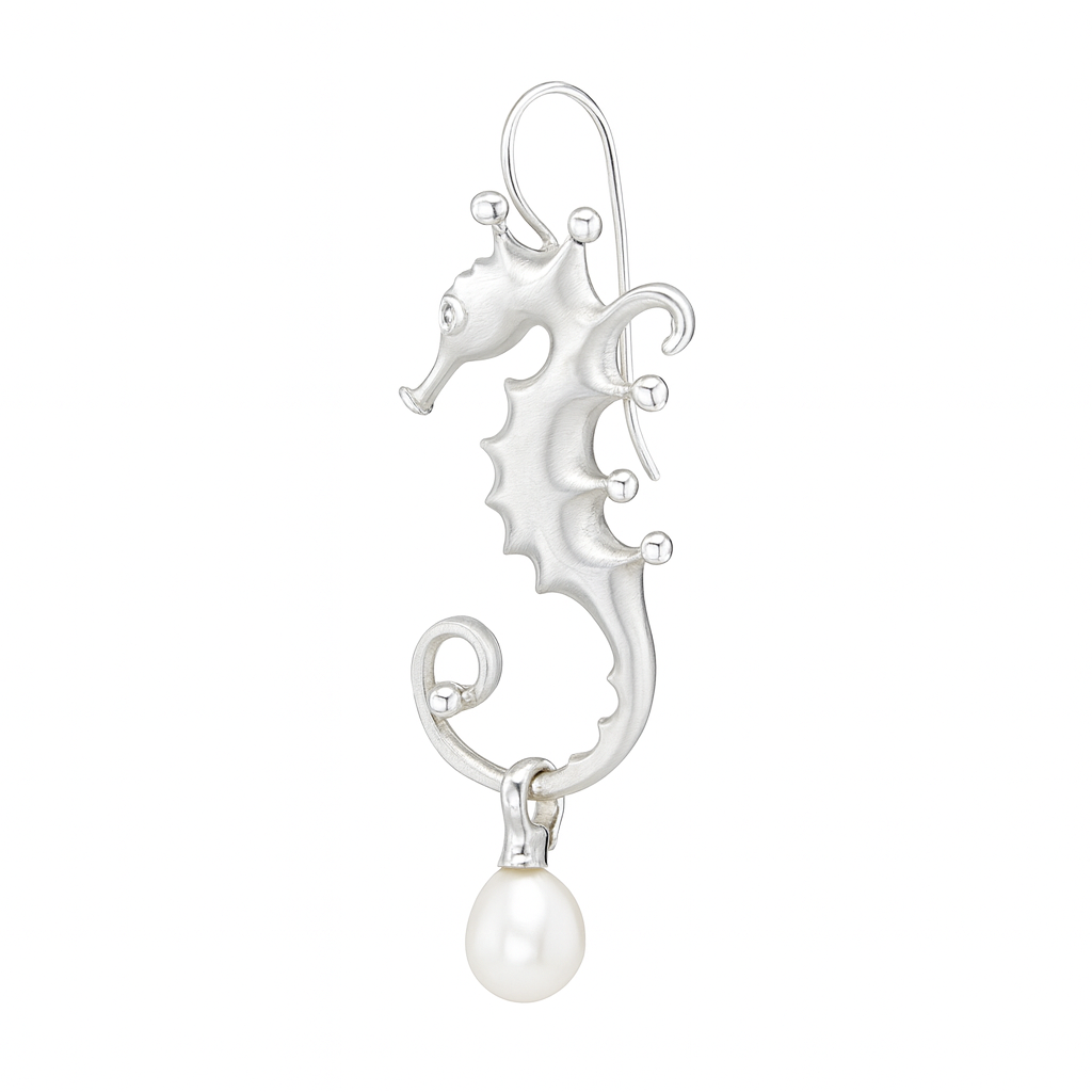 Angela Cummings Large Seahorse Enhancer in Sterling Silver
