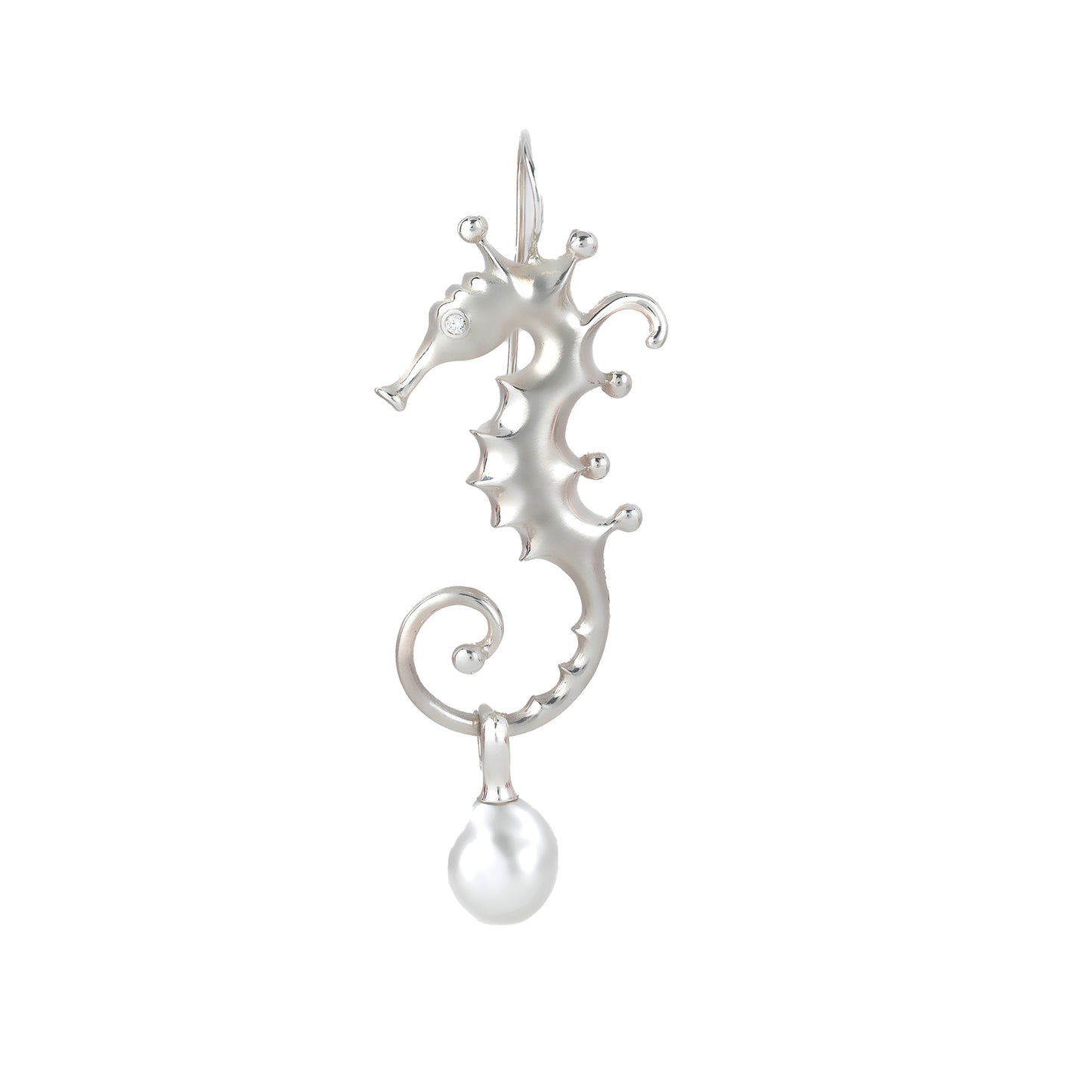 Angela Cummings Large Seahorse Enhancer in Sterling Silver