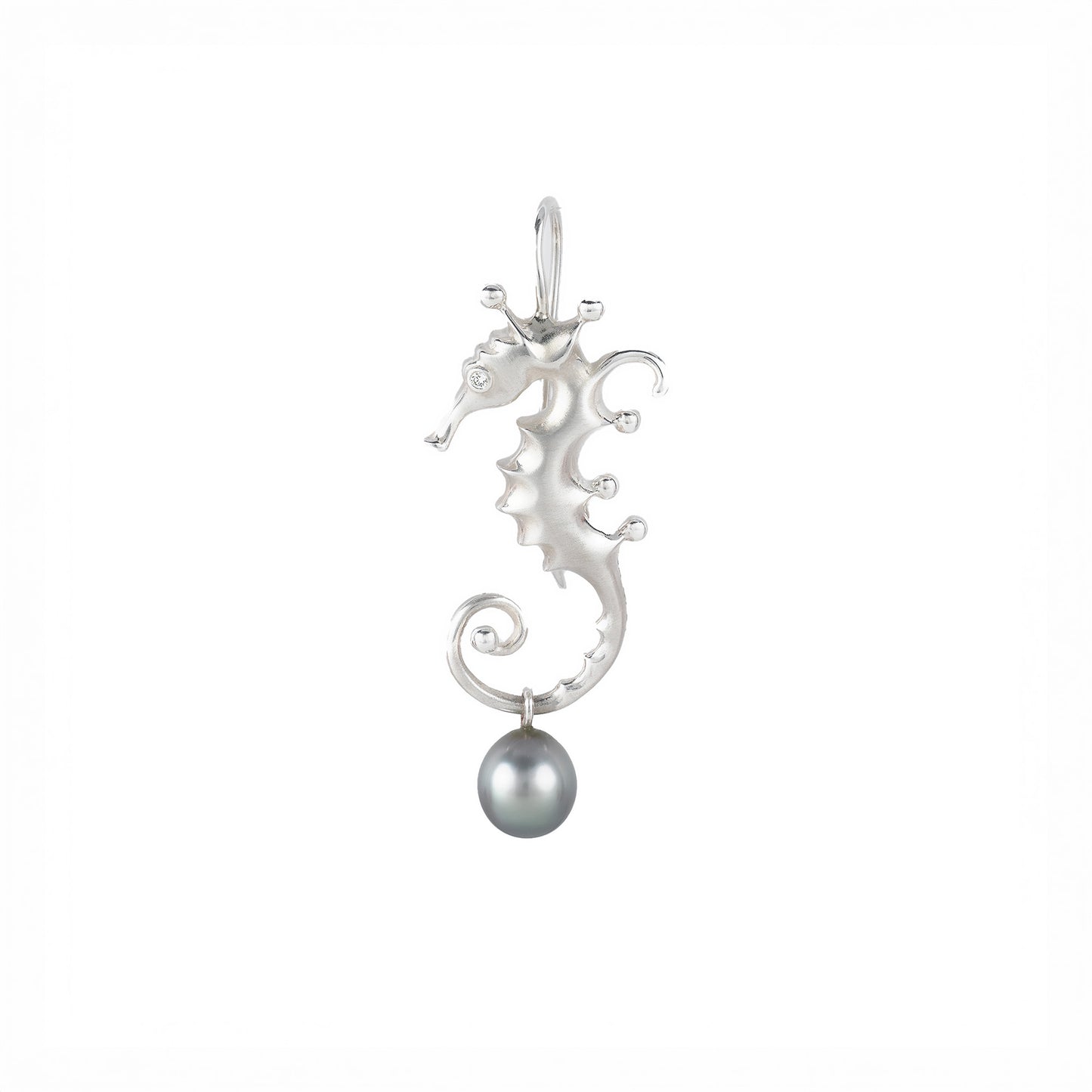 Angela Cummings Medium Seahorse Enhancer in Sterling Silver