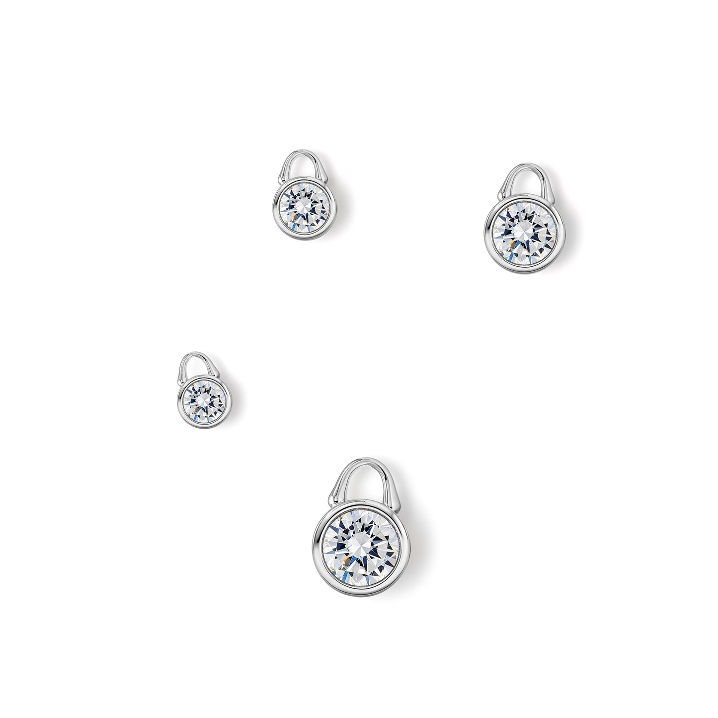 TreasureLock 3.0 ct Lab-Grown Round Diamond Pendant